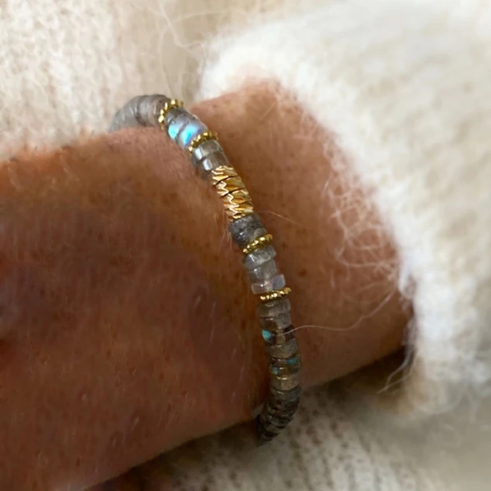 Fashion Classic Natural Stone Irregular stone Beaded Bracelet Trend Hand Jewelry